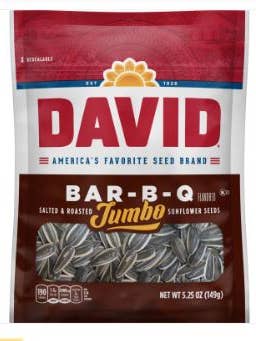 David Jumbo Solsikkefrø BBQ - BBQ 5,25 oz X 12 for engroshandel hos iSweet.ca