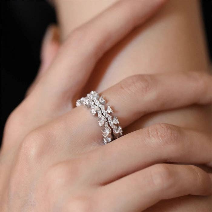 LanLivia - Wholesale Multi-Stone Ring - Dazzling Princess Style Lace Ring10