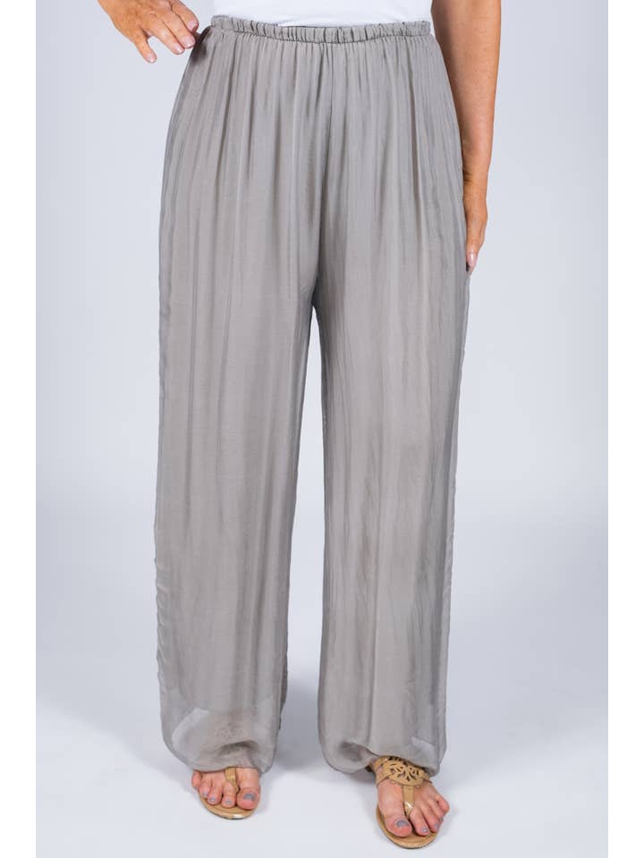 TINA Stephens Italy/Tees By Tina - Wholesale Pants - Women's - Roxy Silk Straight Leg Pant (PL212)10