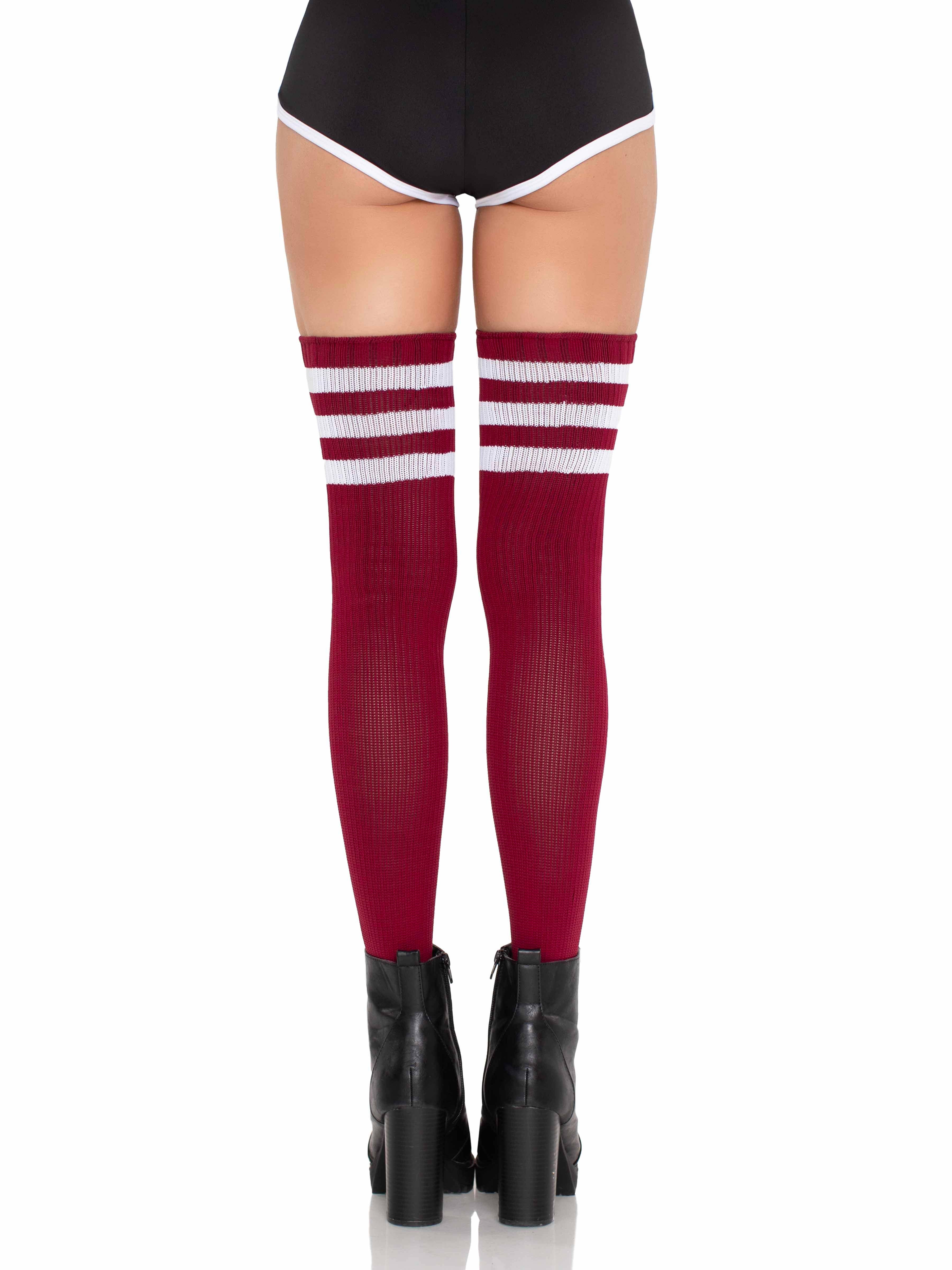 Leg Avenue - Wholesale Socks - Women's - Gina Athletic Thigh High Stockings18