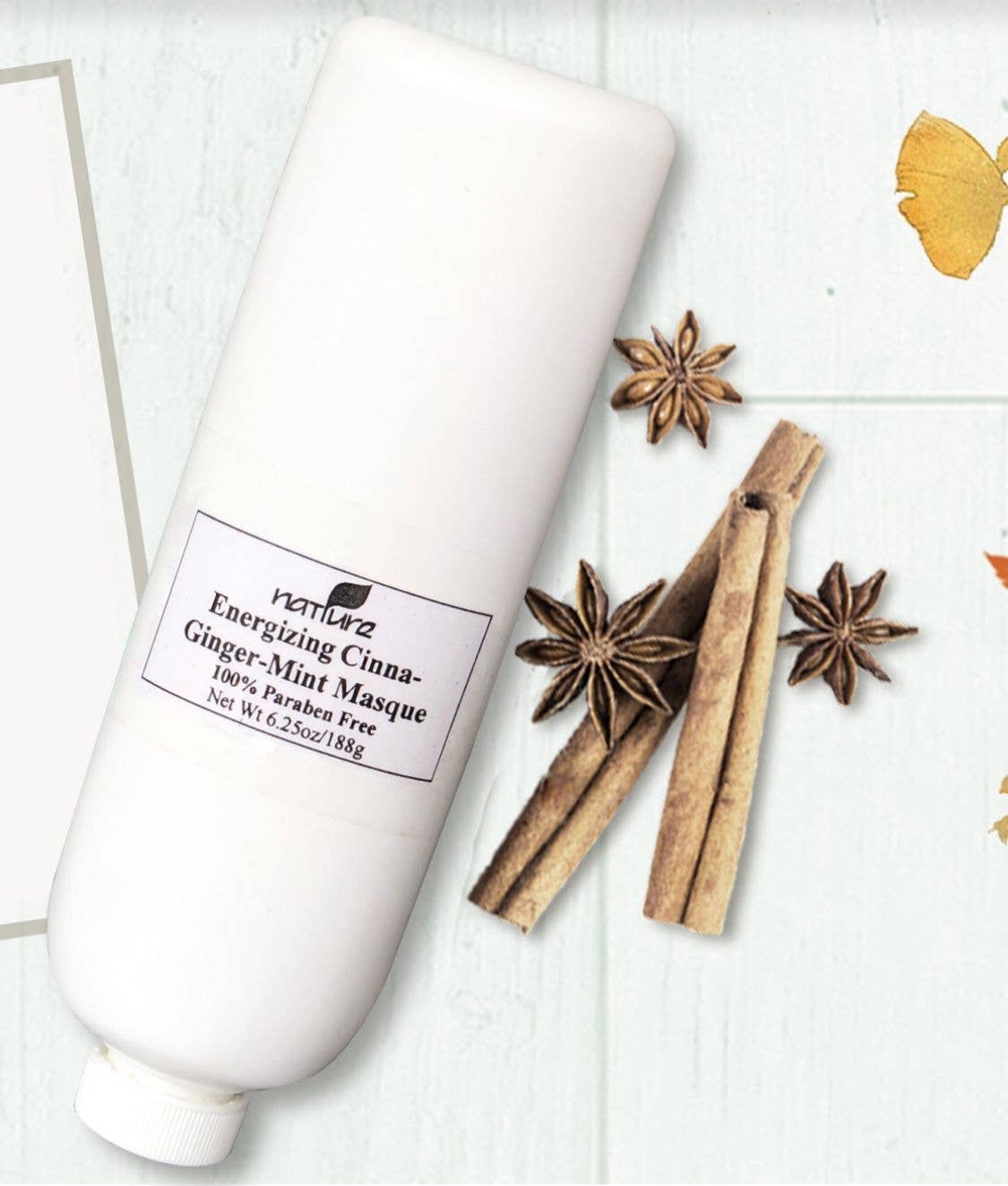 NATPURE Clinical Skin Care - Wholesale Skincare Face Mask - Professional Energizing Cinna-Ginger-Mint Masque Backbar 1.02