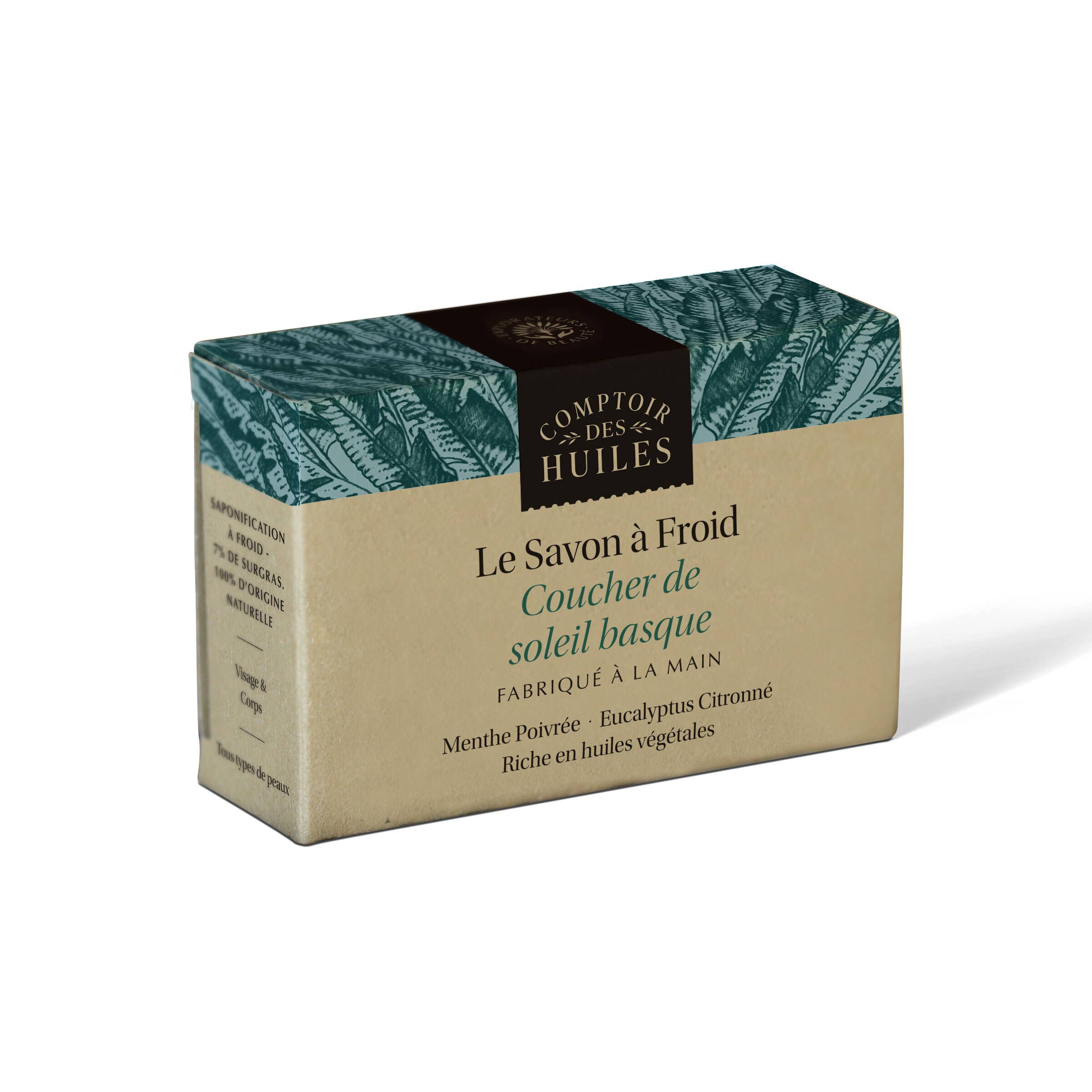 COMPTOIR DES HUILES - Wholesale Bar Soap - Cold Processed Soap Organic - Basque Sunset