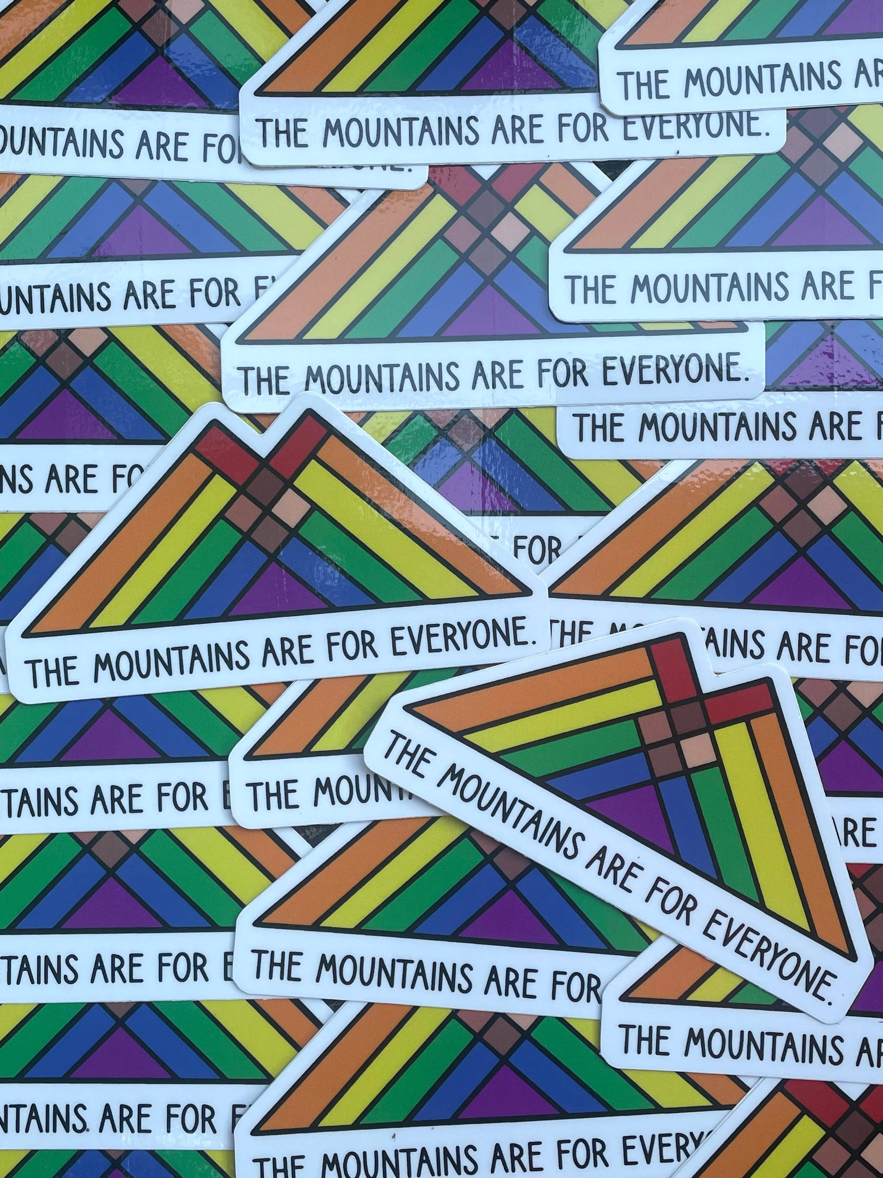 Rainier Watch Supply Co - Wholesale Sticker - The Mountains are for everyone Sticker10