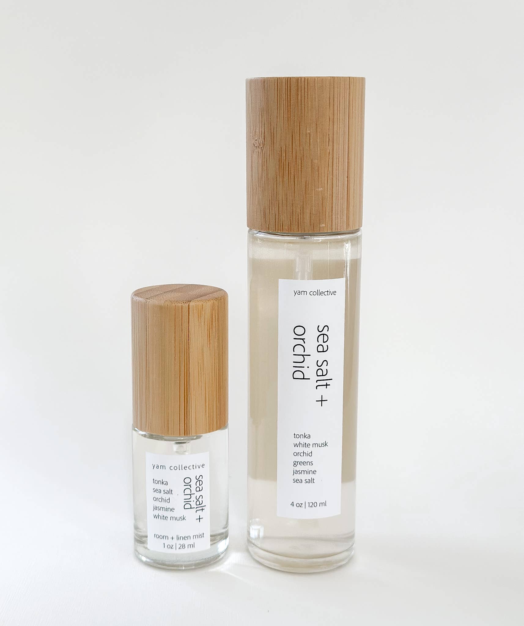 yam collective - Wholesale Room & Linen Spray - Sea Salt + Orchid - 4 oz Room & Linen Mist1