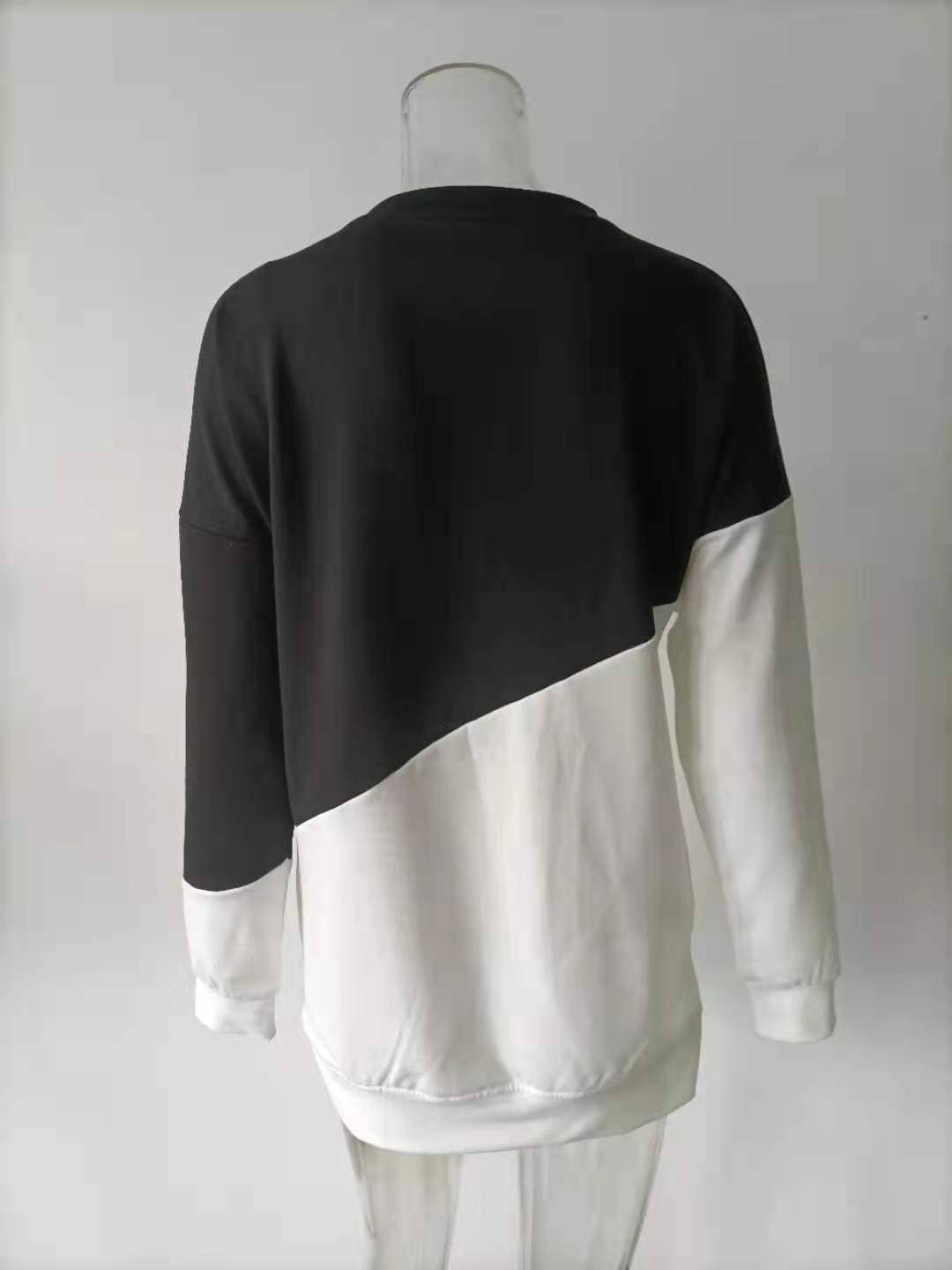 Lily Clothing - Vente Sweat à capuche – femme - SWEAT À CAPUCHE À MANCHES LONGUES ET COL ROND DE COULEUR ASSORTIE13