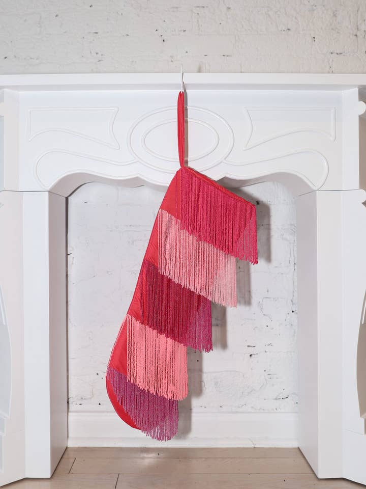 Fringe Strumpa ✦ Rosa Multi för wholesale av Island to East Side