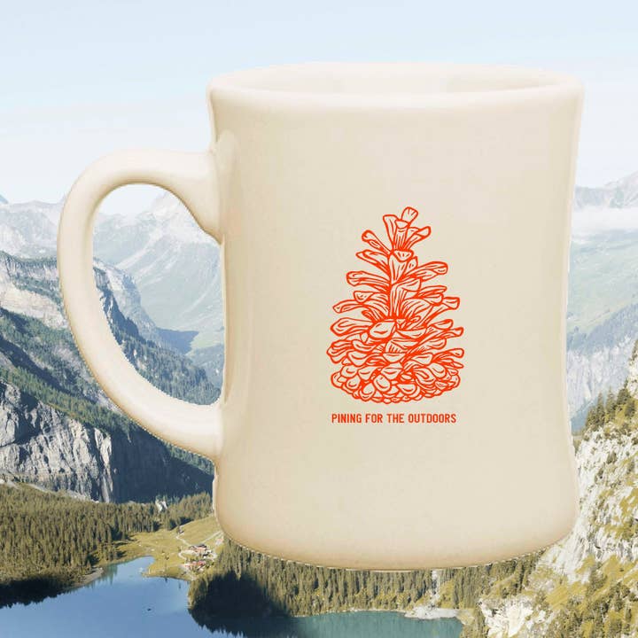 Ranger Collective - Wholesale Coffee mug - "Pining for the Outdoors" Diner Mug0