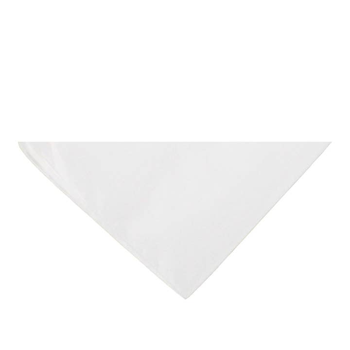 Bandanas Wholesale - Wholesale Bandana - Unisex - Pack of 9 Triangle Cotton Bandanas - Solid Colors and Polyester - 30 in x 20 in x 20 in