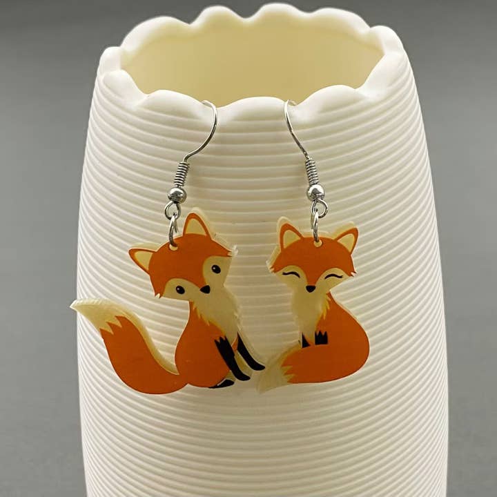 Mio Queena – wholesale Hängande örhängen – Akryl Fox Danle Örhängen - YK3