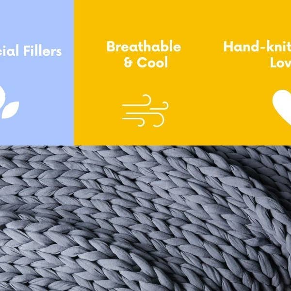 Better Sleep - Wholesale Bedding Blanket - Copy of BETTER SLEEP KNIT WEIGHTED BLANKET2