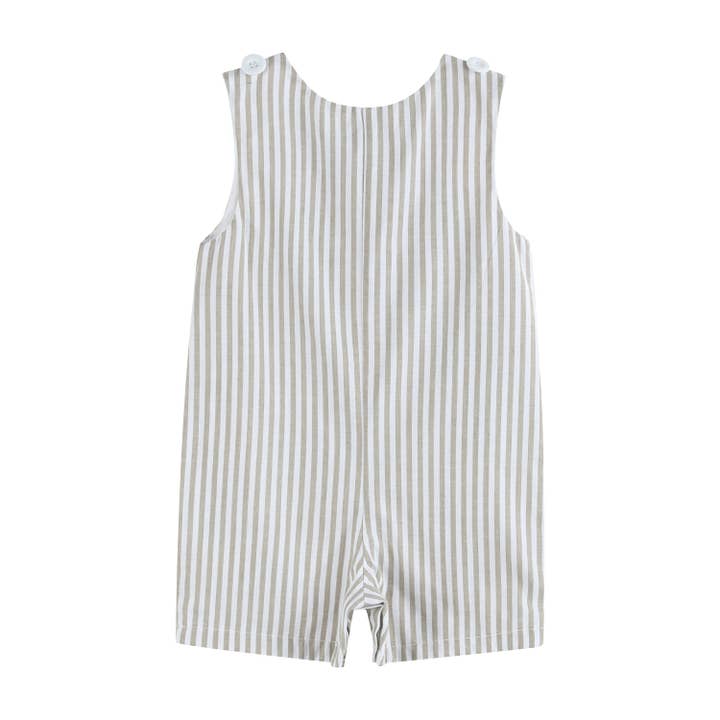 Lil Cactus - Wholesale Overalls - Baby - Big Mouth Bass Khaki Shortalls