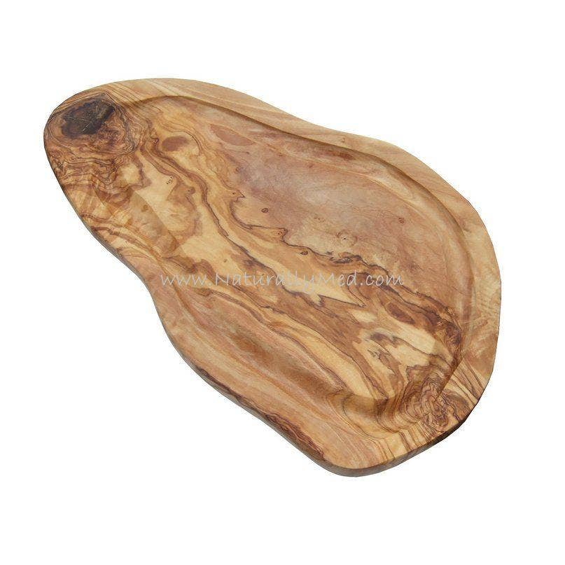 Naturally Med Inc. - Wholesale Cutting Board - Olive Wood Carving Board with Groove No Handle2