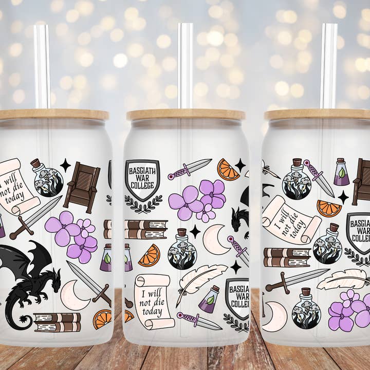 Vierde Vleugel - Matglazen Beker voor wholesale door The Gift Genie LLC