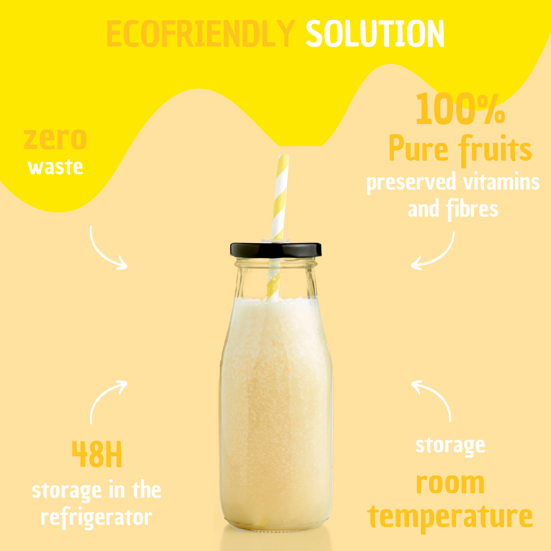 Natural Food Innovation - Wholesale Powdered Health Drink - BULK Yellow - Smoothie Preparation6