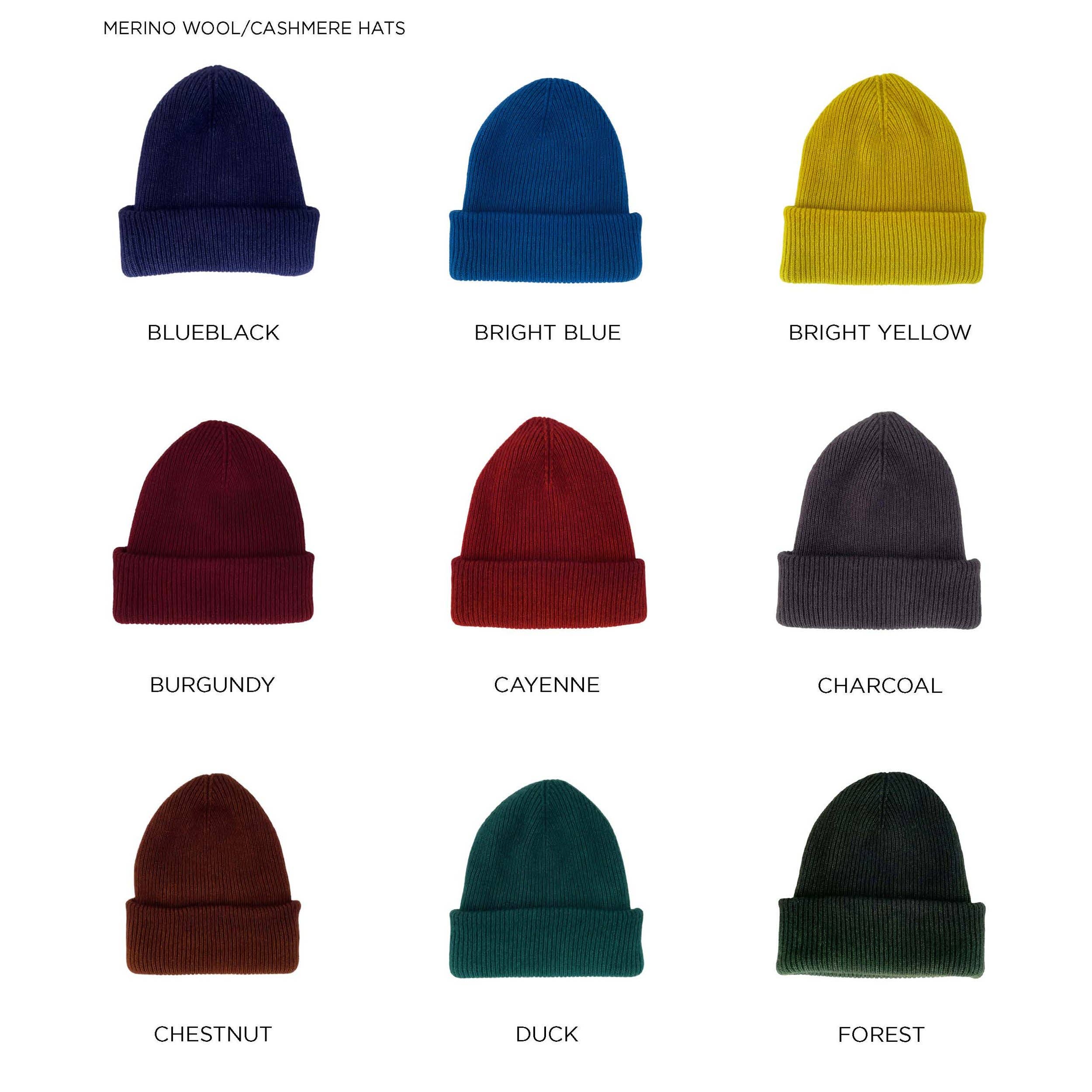 SCARFSHOP – Großhandel Beanie – Unisex – Merino/Kaschmir Strickmütze0