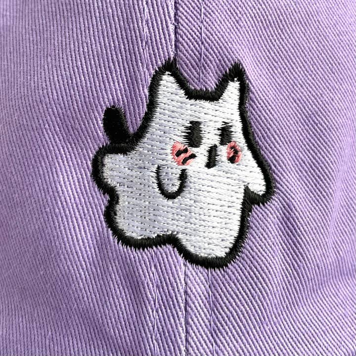 Peachie Patches - Vendita all'ingrosso Cappellino da baseball - Unisex - CAPPELLO DA PAPÀ CON GATTO FANTASMA3