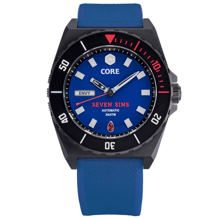 Seven Sins Titanium Blue for wholesale by Core Time Pieces
