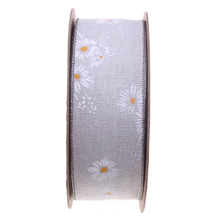 Zoey linen tape, B40M, L15M, Gray for wholesale by Vosteen