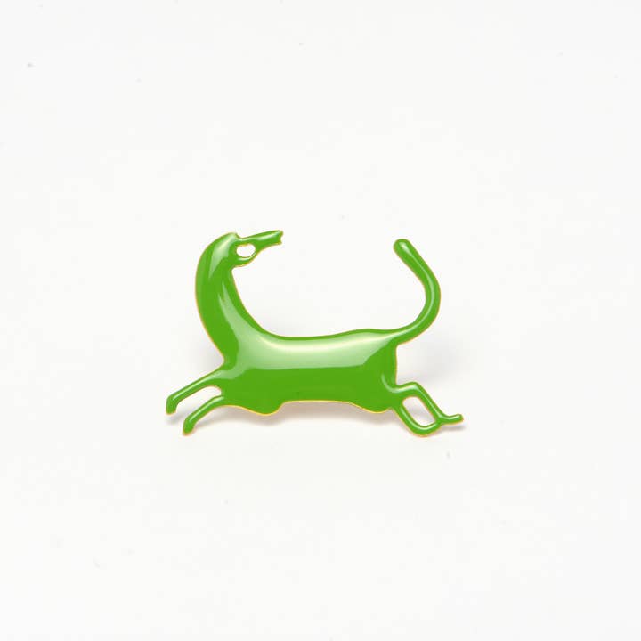 Pin's cheval KANE (vert pomme) pour la vente par Titlee