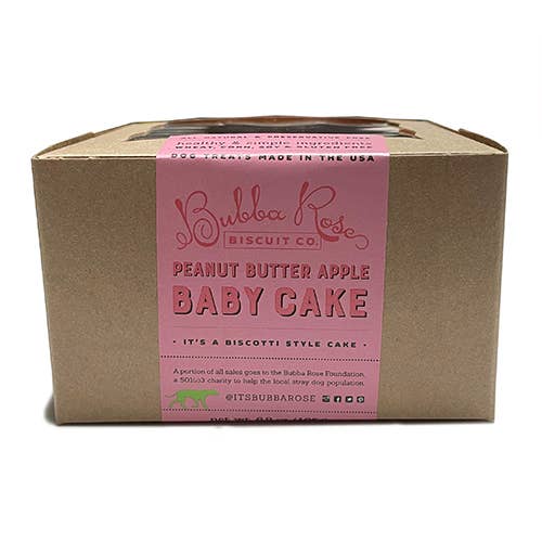 Bubba Rose Biscuit Co. - Wholesale Pet Treats - Dog - Pink Birthday Baby Cake (Shelf Stable)2