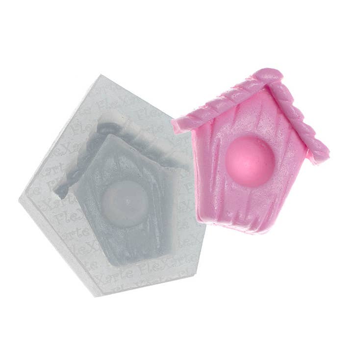 BirdHouse Nest Silicone Mold Cake Cupcake Decorating Fondant Baking Mold Chocolate Candy Mould DIY for wholesale by Flexarte USA