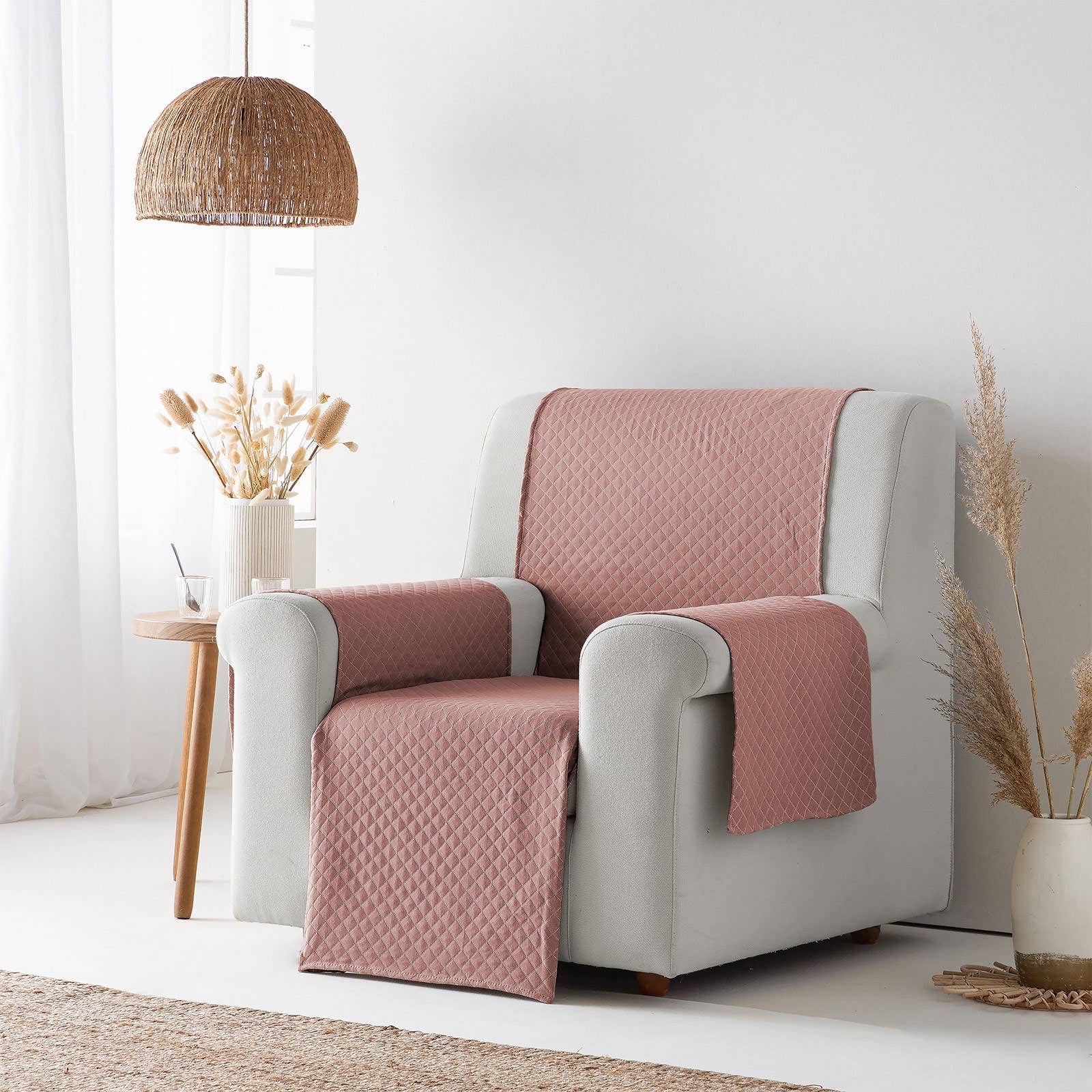 GAMUSI – Capa para cadeira/sofá por atacado – Capa de sofá lisa acolchoada algodão TRIVIAL55