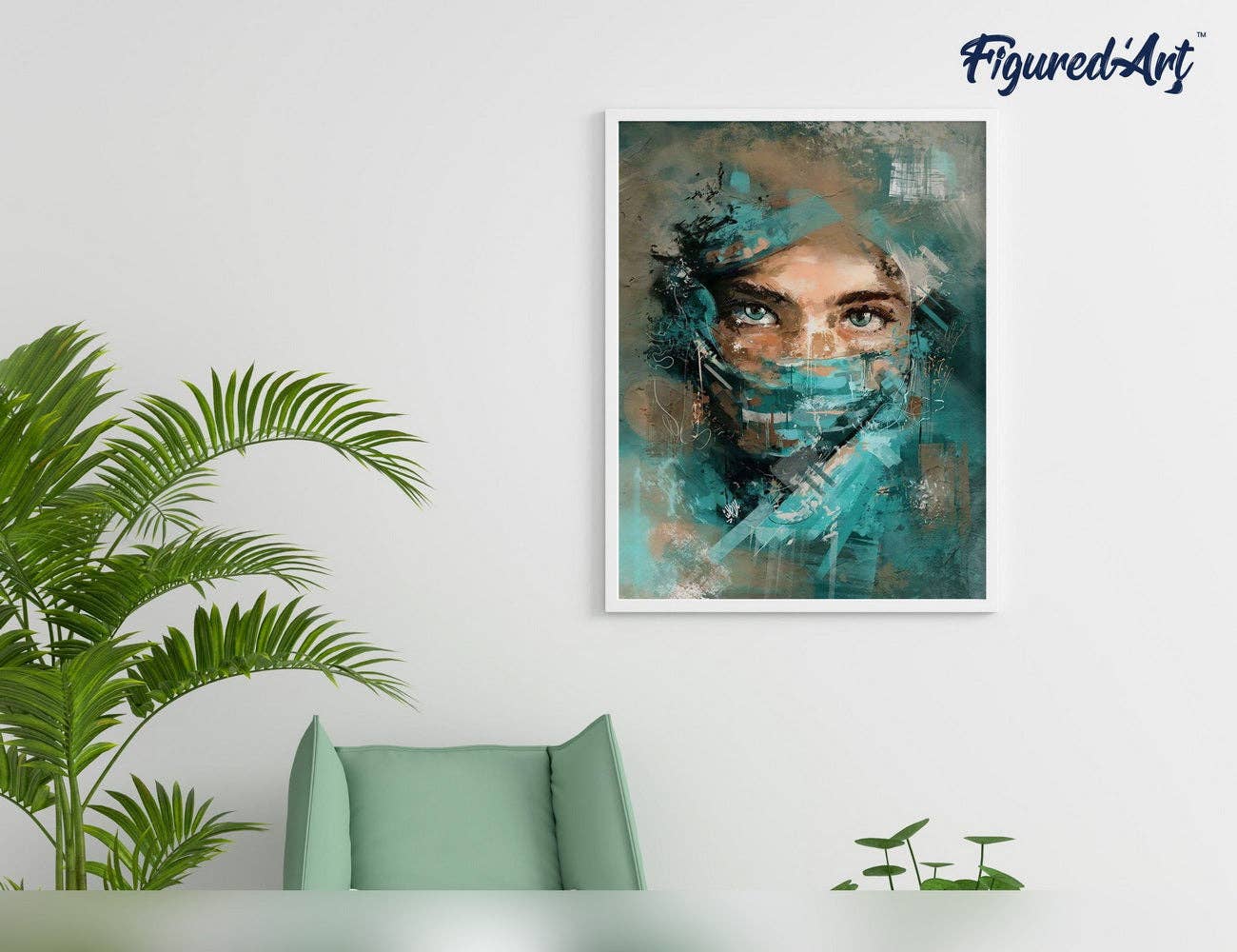 Figured'Art - Wholesale DIY Craft Kit - Paint by numbers Beautiful Eyes3