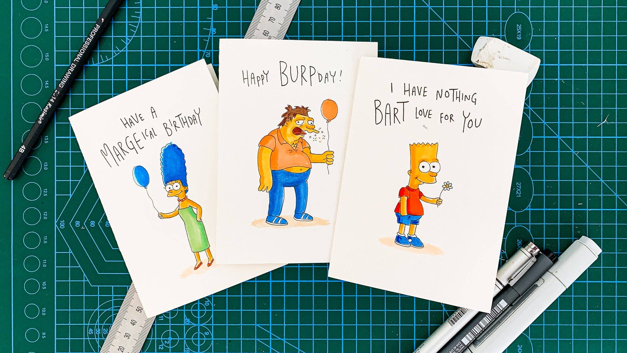 Well Drawn - Wholesale Love card - I Have Nothing Bart Love For You4