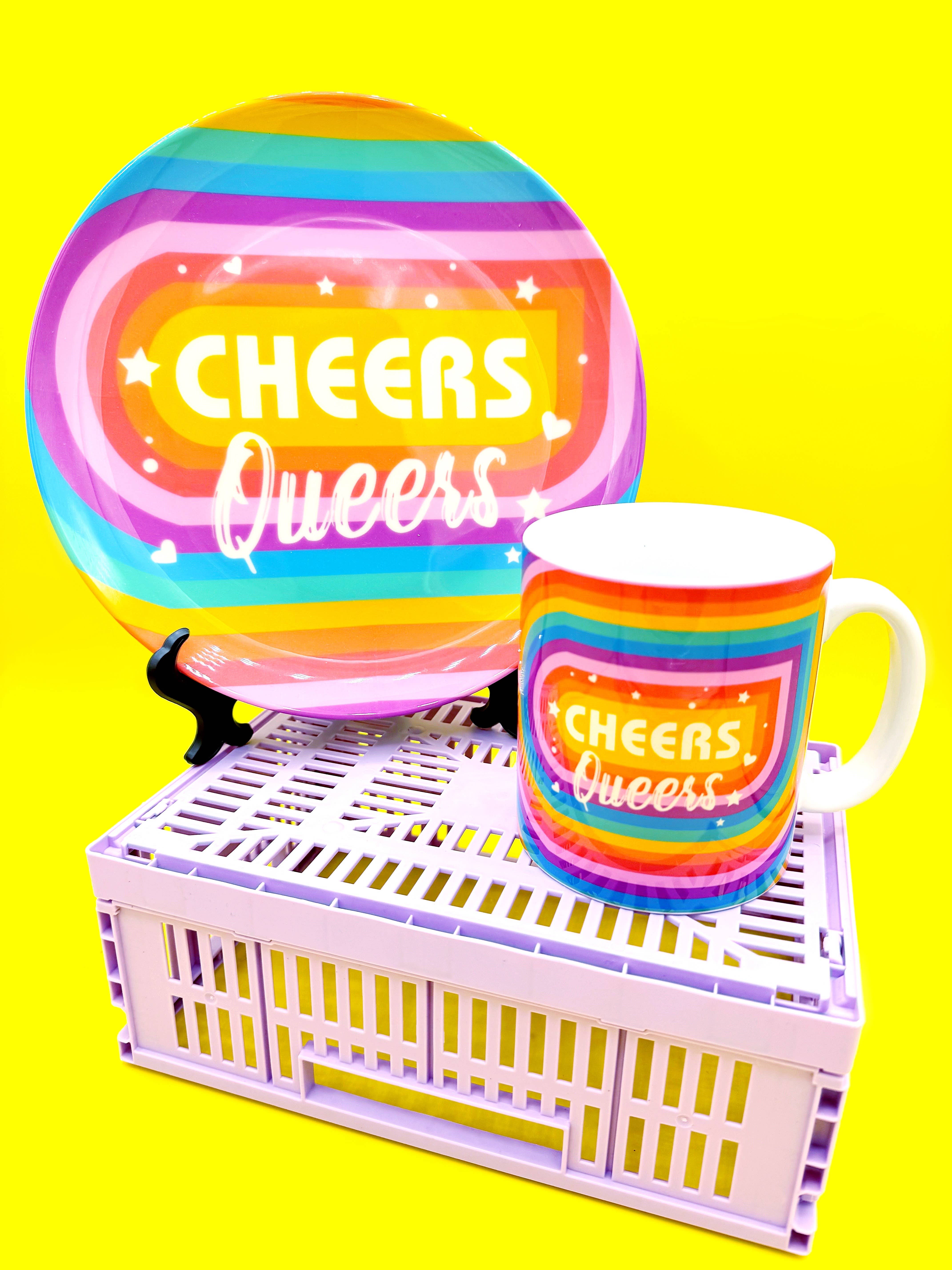 ART WOW - Wholesale Coffee Mug - Mugs 'Cheers Queers - Pride Rainbow June8