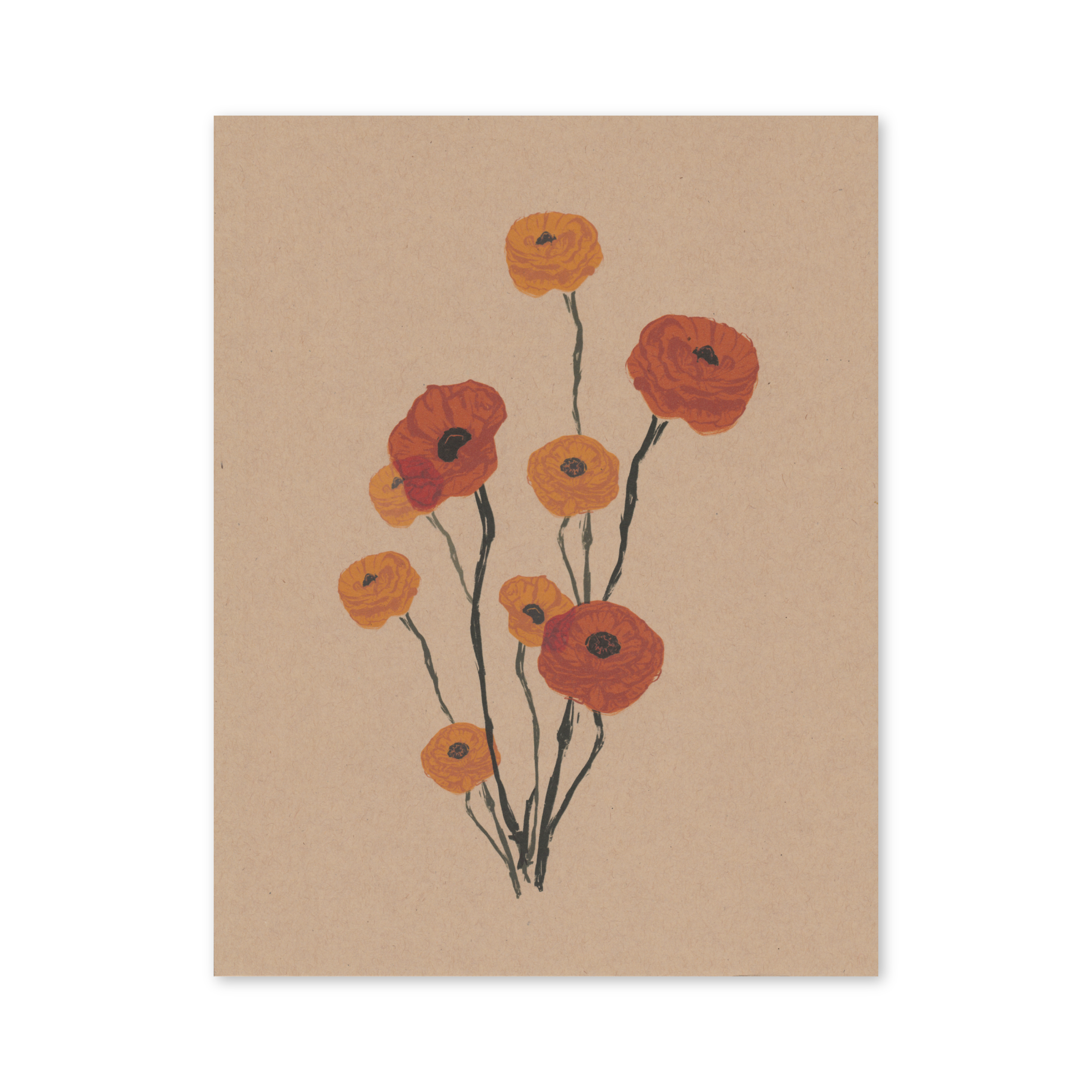 Big Fog - Wholesale Art Print - Poppies Print0