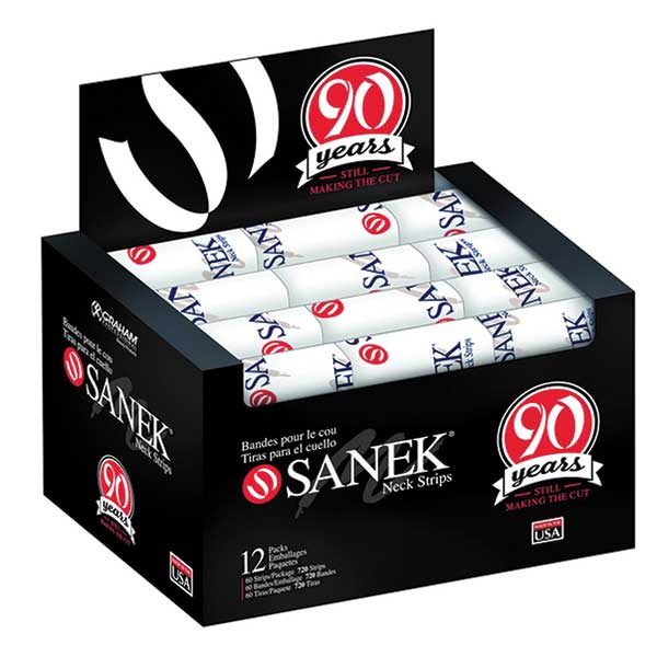 Majestic Wholesale - Wholesale Hair Accessories Set - Women's - SANEK NECK STRIPS CASE OF 4 CARTONS 2880 STRIPS TOTAL1