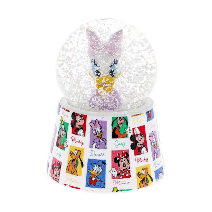 Disney Daisy Duck 3-Inch Mini Light-Up Snow Globe for wholesale by Toynk