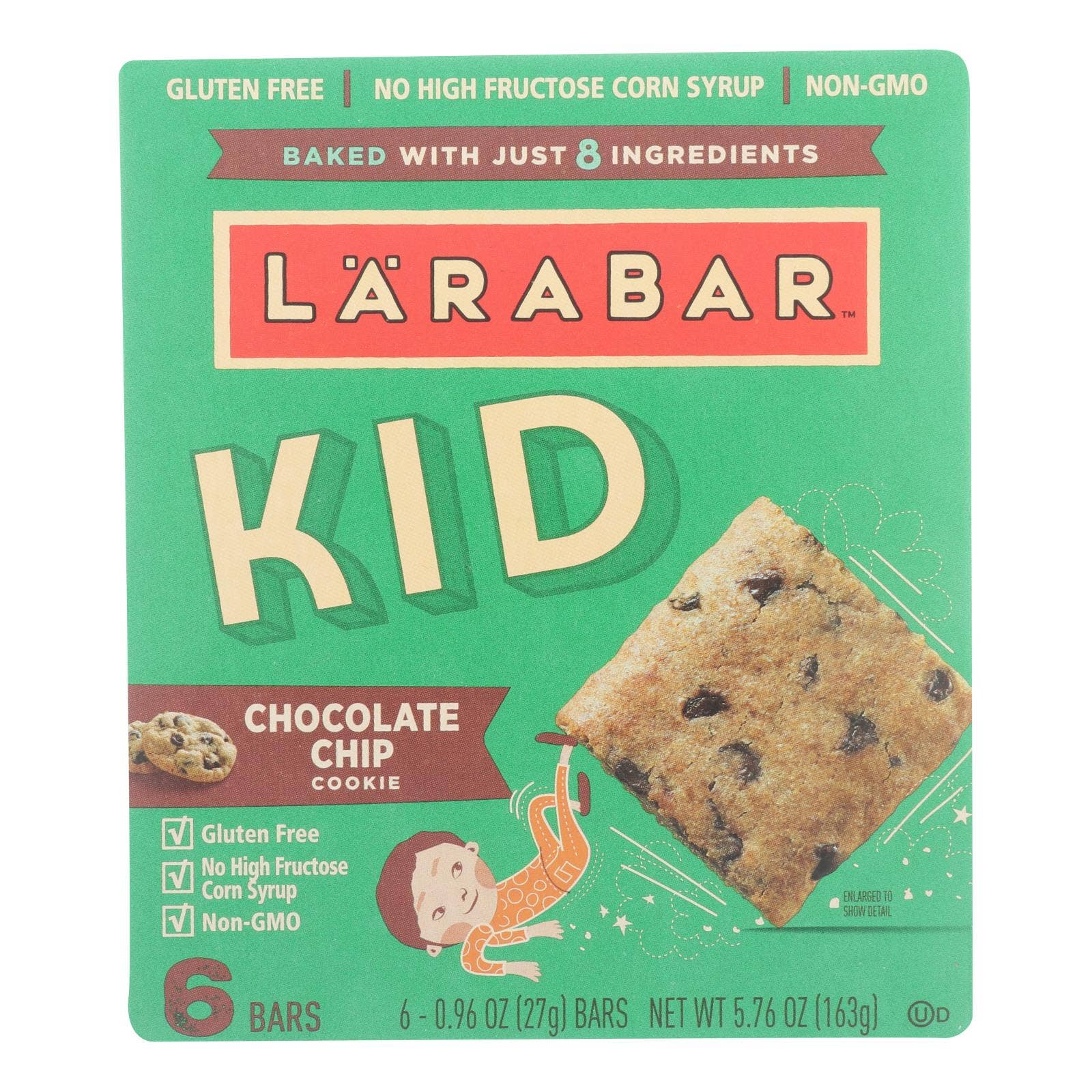 Ware Spark - Wholesale Snack Bar - Larabar - Bar Kids Chocolate Chip Cookie - Case Of 8 - 6/.96 Oz0
