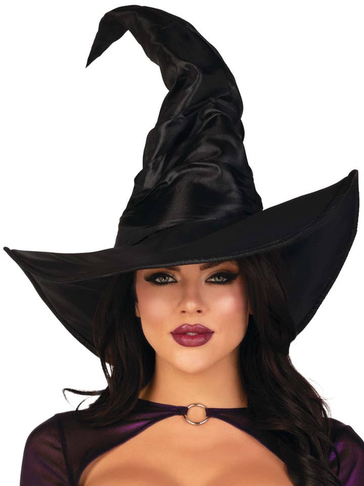 Large Ruched Witch Hat for wholesale by Leg Avenue