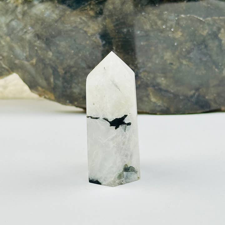 Rock Paradise - Wholesale Spiritual Stone/Crystal - Rainbow Moonstone Polished Crystal Points - By Weight -