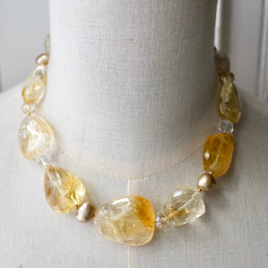 a.v. max - Wholesale Kralen/parelketting - Gefacetteerde Echte Klomp Ketting|9 kleuren15