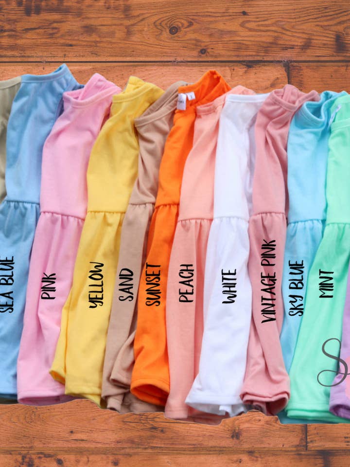 Seaux Jessi – Vestido - Crianças por atacado – Vestidos TANQUE DE SUBLIMAÇÃO 100% POLIÉSTER TODDLER1