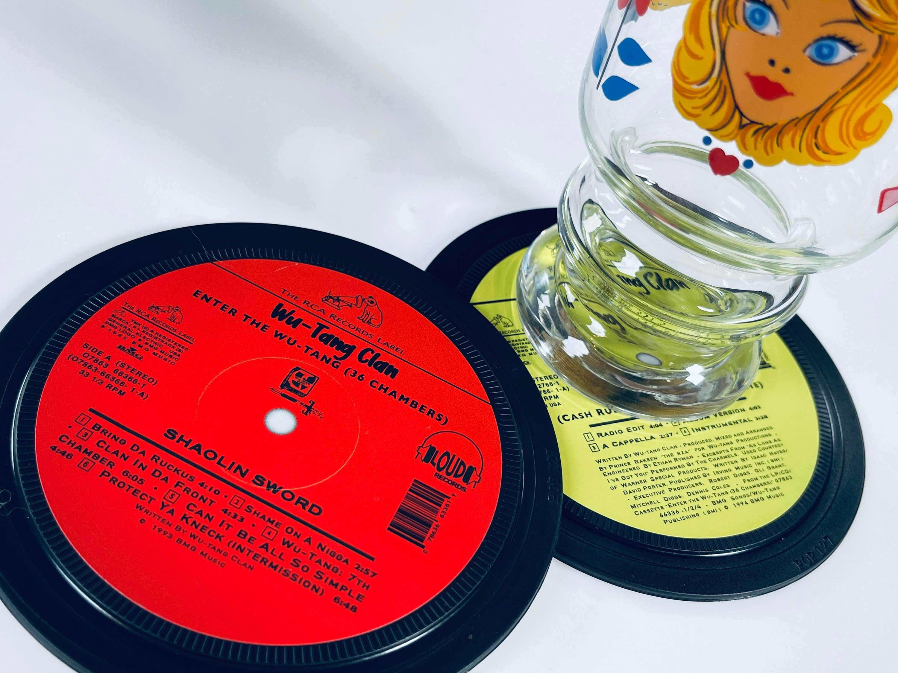 Popsters - Wholesale Coasters - Wu Tang Clan record label coasters. Popsters4