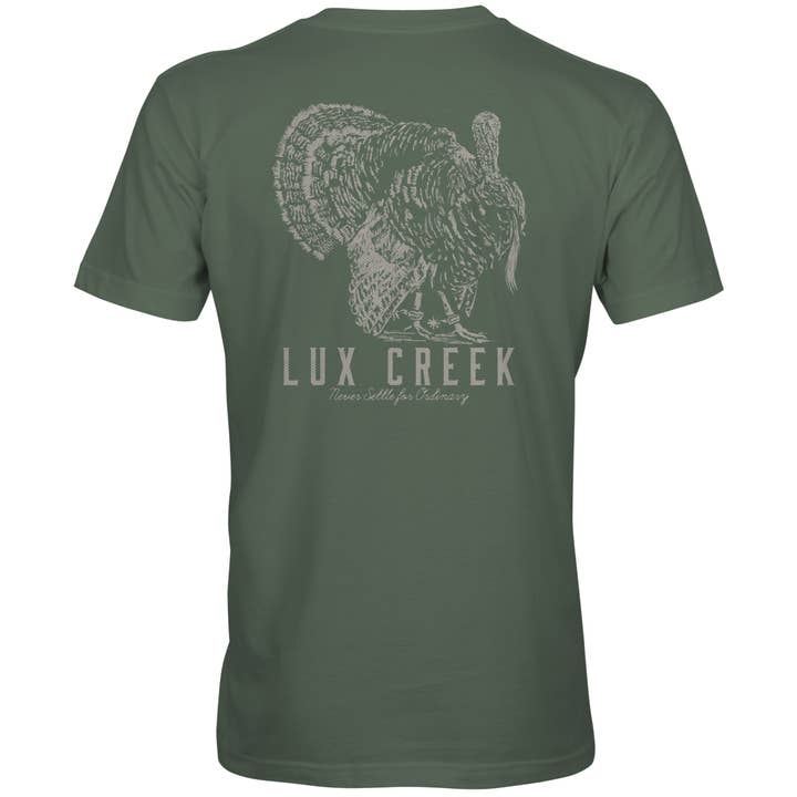 Lux Creek - Wholesale Screen Printed T-Shirt - Men's - Lone Gobbler 2.02
