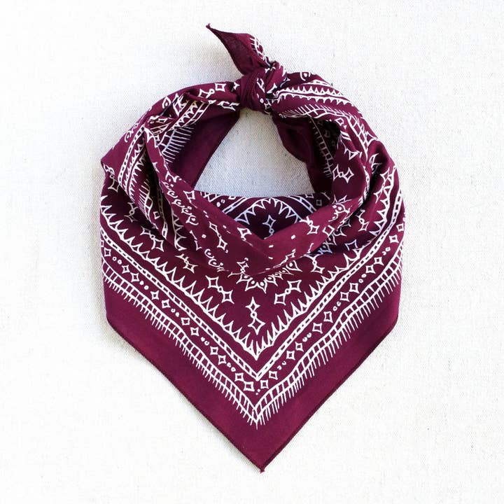 Bandana diamant de vin pour la vente par Abracadana