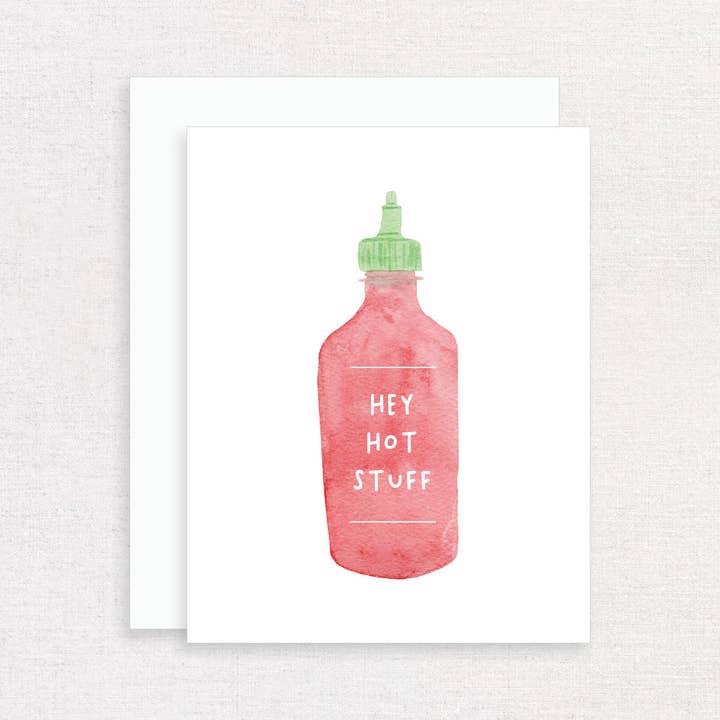 Hé Hot Stuff ! Carte de vœux pour la vente par Korynne and Company