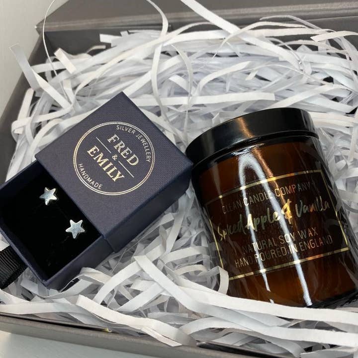 Weihnachts-Geschenkbox für den Großhandel von The Clean Candle Company