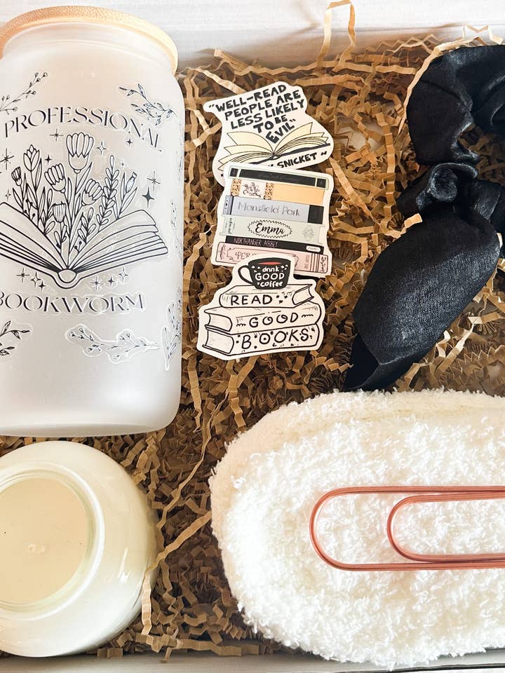 Bookworm Gift Box for wholesale by Gabsdoodlebugdesigns