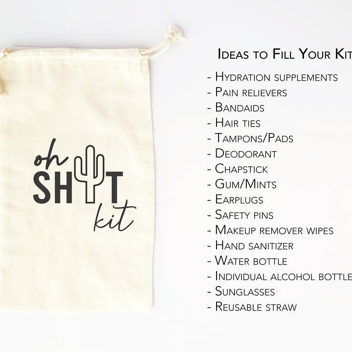 Where There Is Love – wholesale Party favour bag/box – Oh Shit Kit Recovery Bags | Cactus Oh Sh!t Kit3