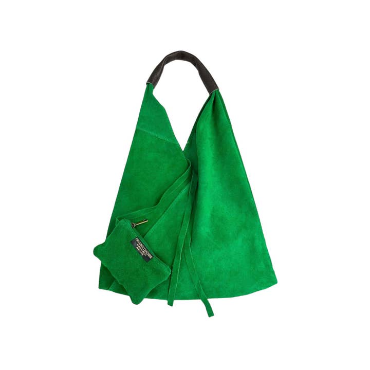 Chenson & Gorett - Wholesale Shoulder Bag - Women's - Women's Suede Leather Shoulder Bag with Purse