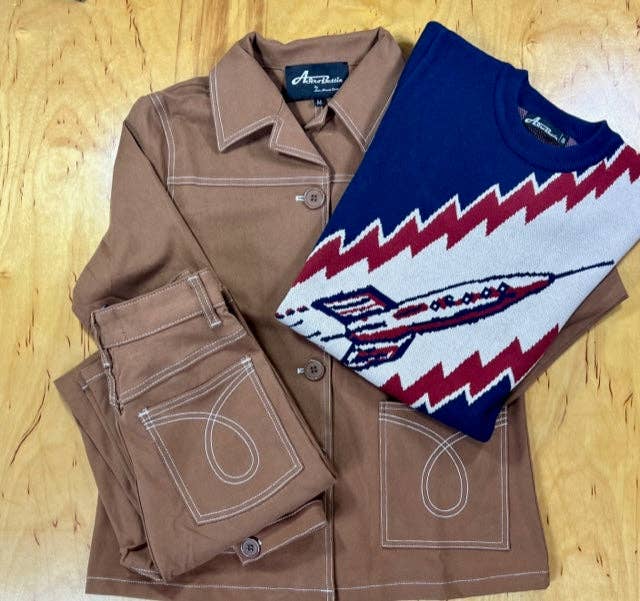 Astro Bettie - Wholesale Spijkerjack/spijkerjas - Dames - Jeansjack met Midge Button Down - Bruin2