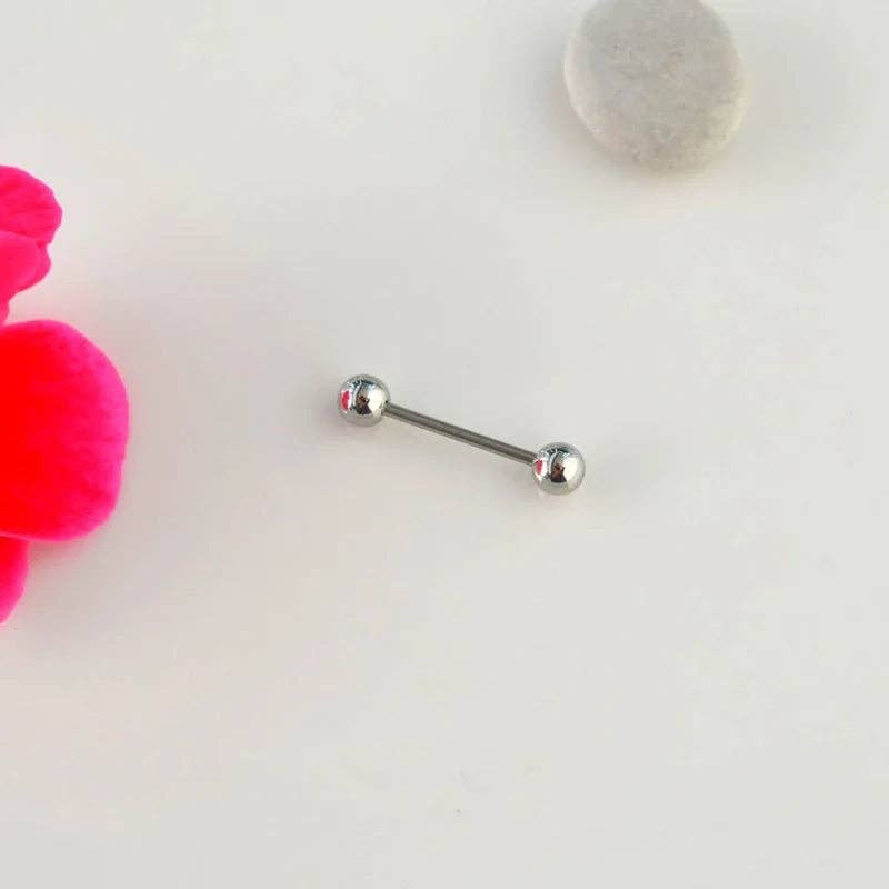 StockJWL – Engroshandel Enkeltøreringe – 18 mm Brystvortepiercing Brystvortestænger Brystvortestang Kropspiercing Brostænger Kropssmykker Sølv2