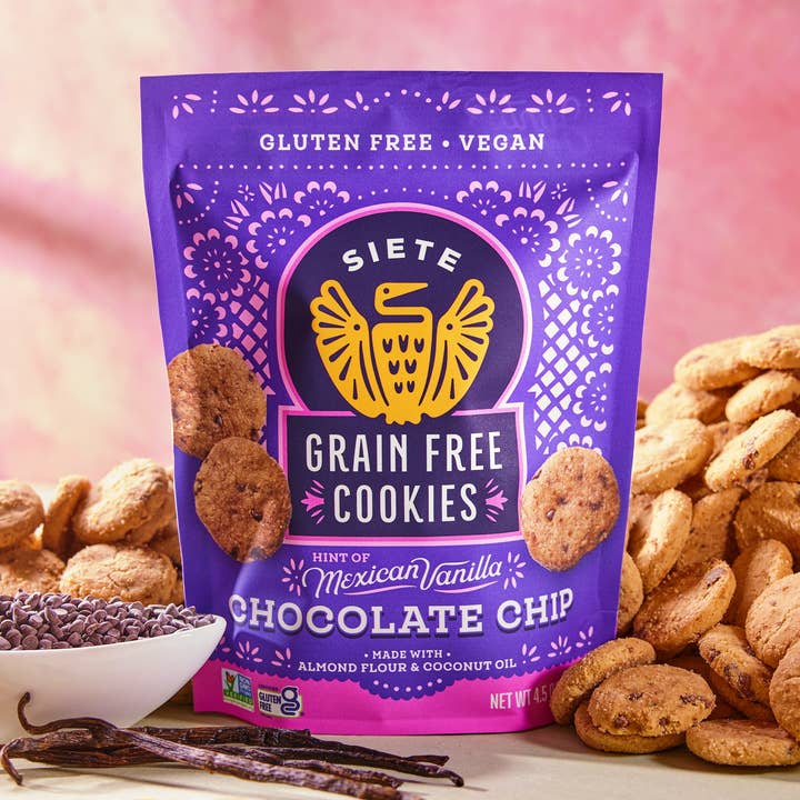 Chocolate Chip Cookies - 20 bags for wholesale by Siete Foods