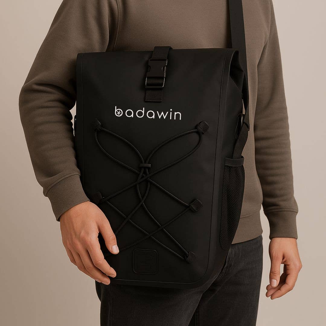 BADAWIN – Engroshandel Tilbehør til cykling – Hind Black 25/30L 2-i-1 cykeltaske til bagage4