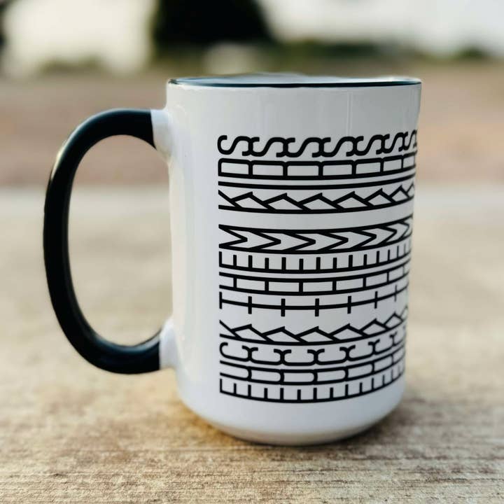 Mugsby - Wholesale Coffee Mug - Fuck This Shit Mug, Tire Track Mug, Hidden Message Mug